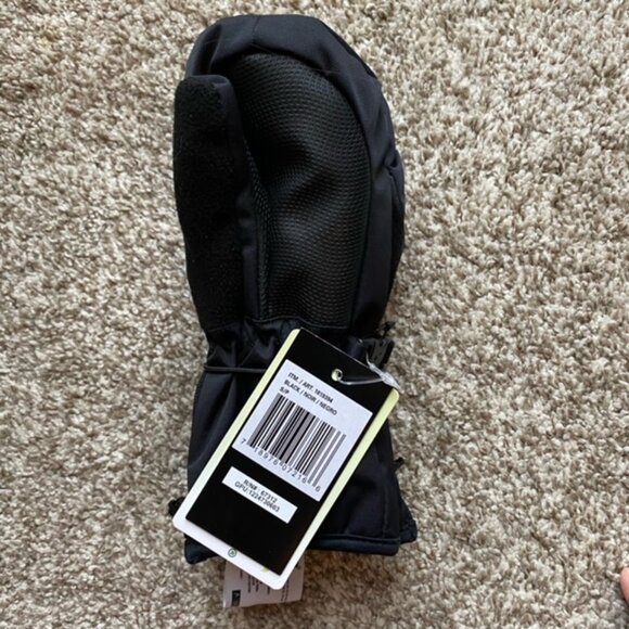 NWT Head Junior Ski Mittens Winter Gear Insulation Gloves Black Zip Size S/P - Picture 2 of 7